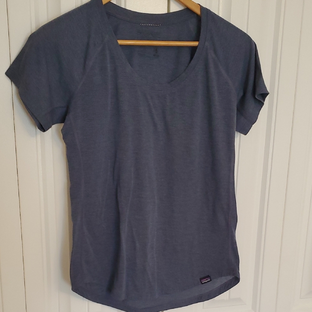Patagonia Women's Charcoal Gray Short Sleeve Tee